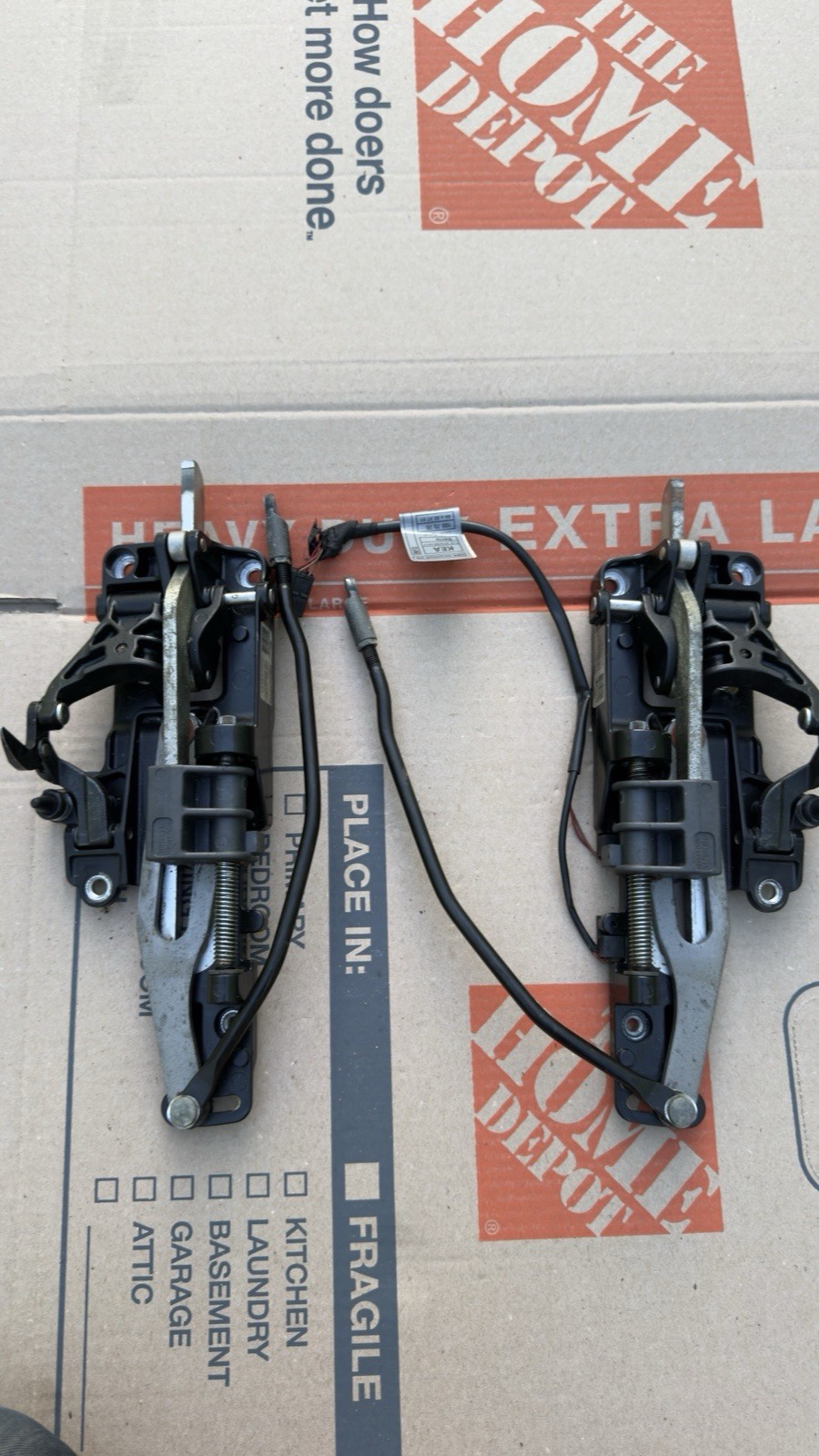 07-15 JAGUAR XK CONVERTIBLE ROOF TOP DRIVER LH PASSENGER RH LATCH ACTUATOR OEM