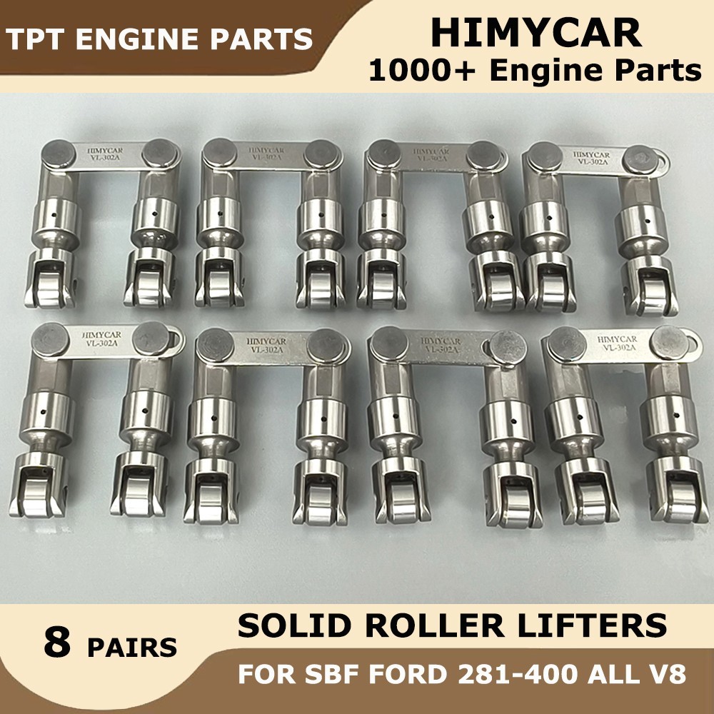 PRO RACING SOLID ROLLER LIFTERS FOR SBF FORD 221/255/260/289/302/351/400 ALL V8