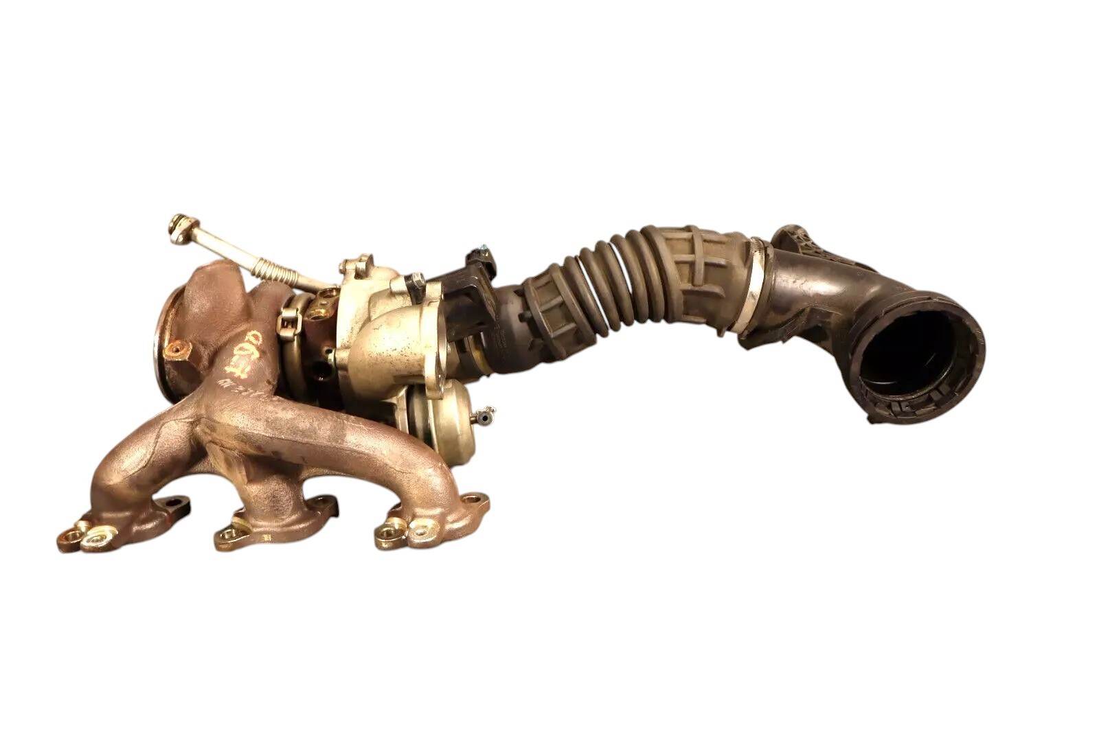 14-21 Maserati Ghibli Engine Front Left Side Turbo Charger Manifold 297712 OEM