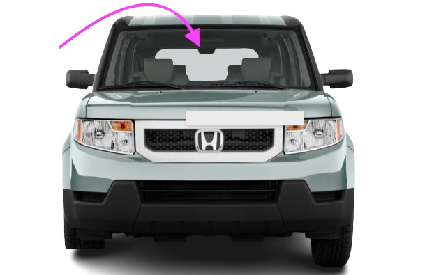 Fits: 2003-2011 Honda Element Front Windshield Glass/Windscreen