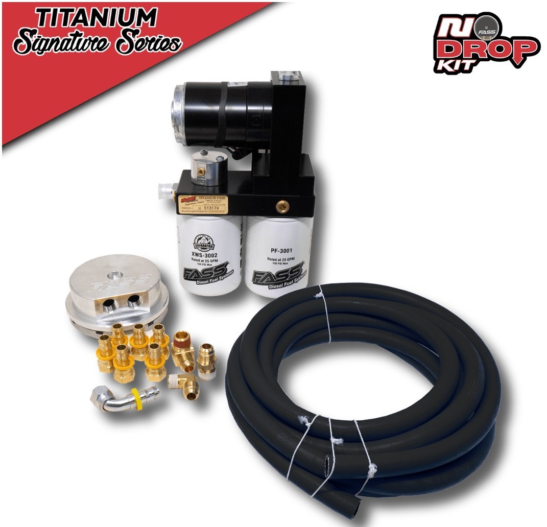 FASS No-Drop Titanium 140GPH Fuel System 20-23 Duramax Diesel NDTSC15180F140G