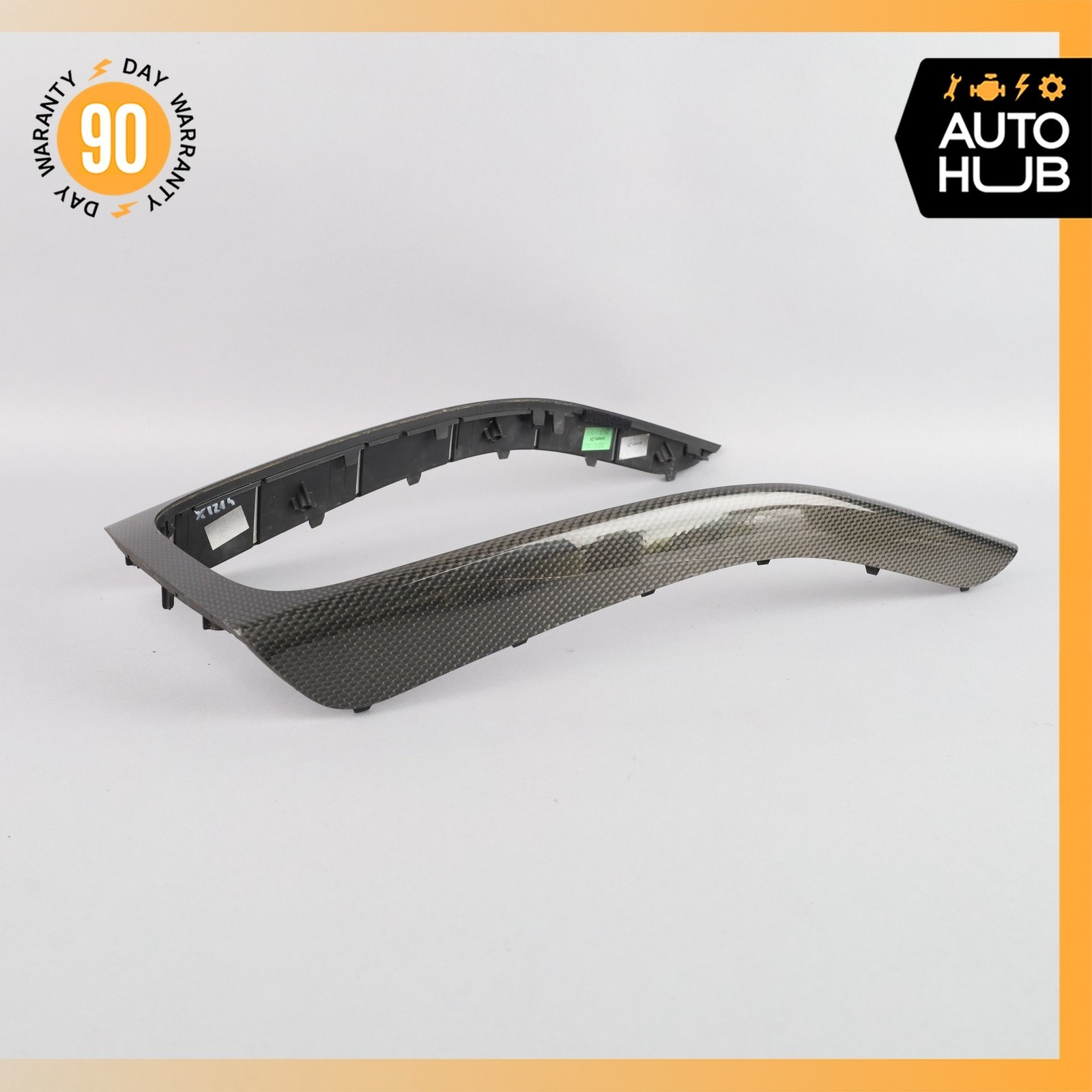 08-17 Audi B8 S4 S5 Front Center Console Trim Carbon Fiber 8K0863305M OEM