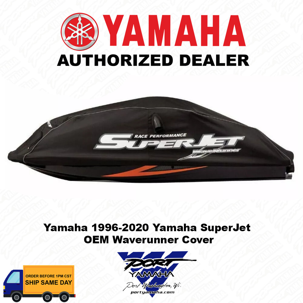 OEM Yamaha SuperJet 1996-2020 Waverunner Cover Black  MWV-CVRSJ-GY-19