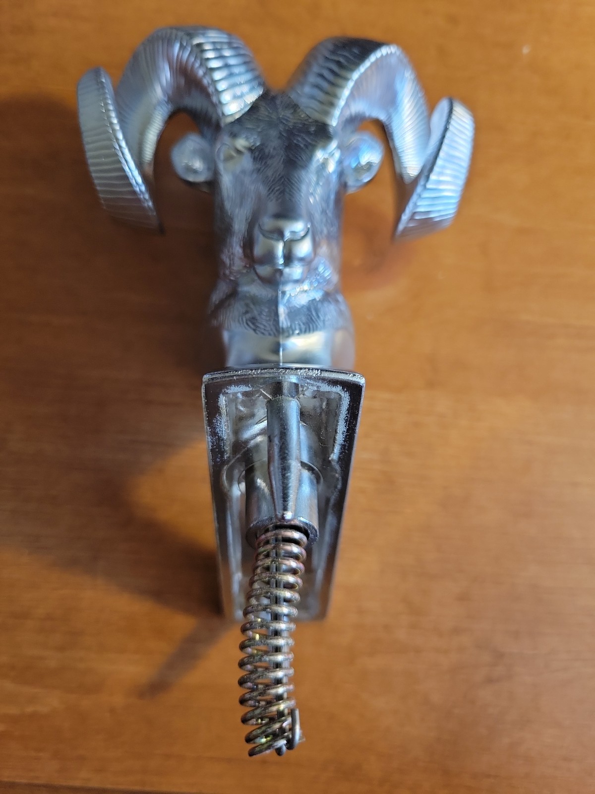 NOS MoPar 1981-93 Dodge Truck Ram Charger Hood Ornament Ram Head NOS MoPar 1981-93 Dodge Truck Ram Charger Hood Ornament Ram Head