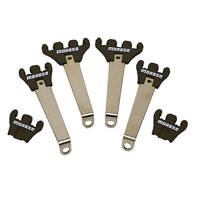 Moroso 72153 Spark Plug Wire Holder - 7-9mm Bolt-to-Valve Cover Black Plastic