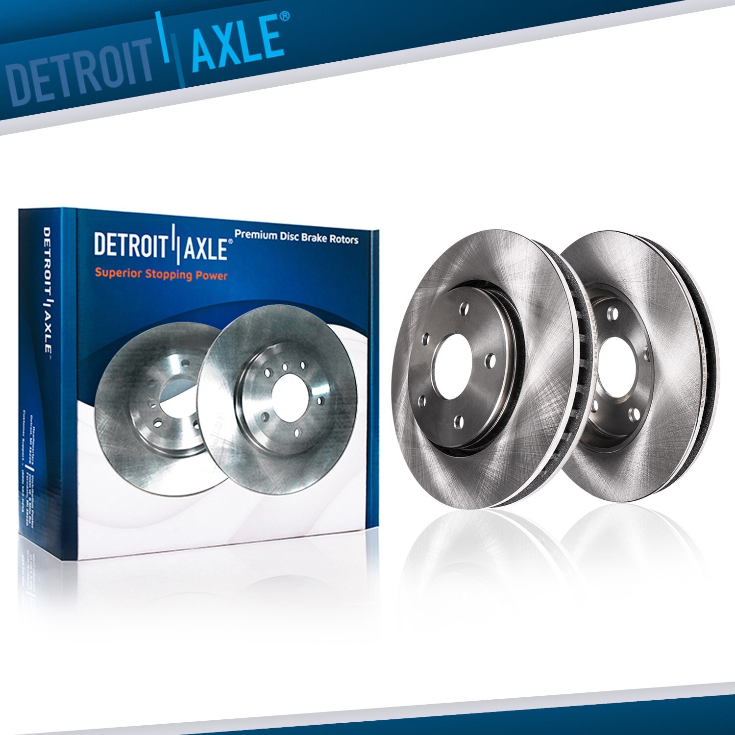 13.98 inch (355mm) Front Disc Brake Rotors for 2012 - 2021 Tesla Model S Model X