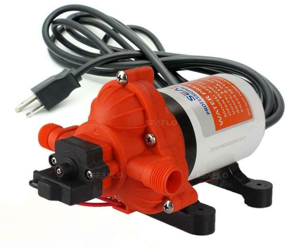 New Seaflo 3.3 gpm 110V AC 35psi AUTOMATIC WATER PUMP RV BOAT 4 Year Warranty