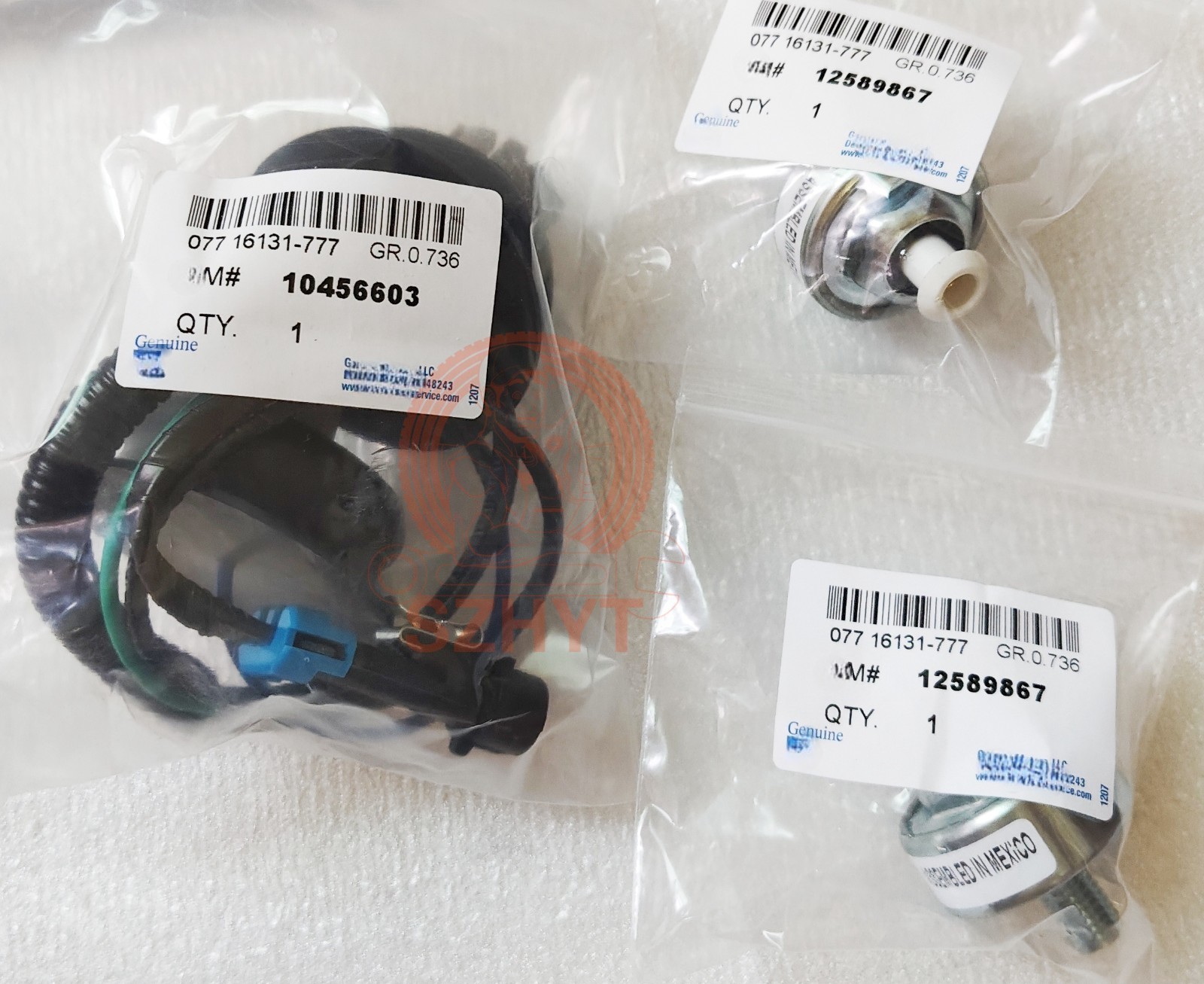 OEM Knock Harness with 2pcs Sensors For 00-06 Chevrolet GM-C Yukon 4.8L 5.3L USA