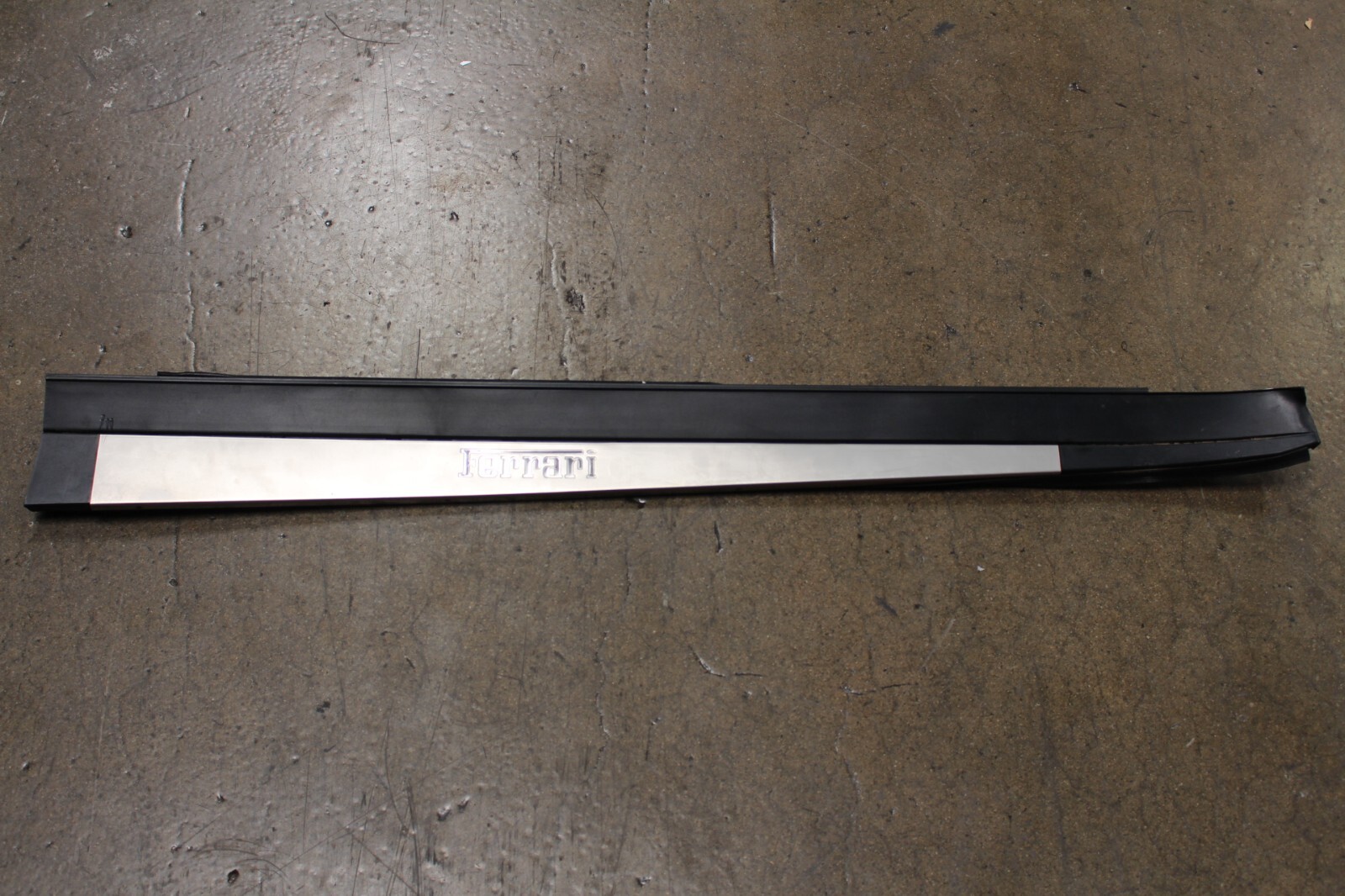 Ferrari 456 M, RH, Right, Door Step Plate, Dmg, Used, P/N 63212800