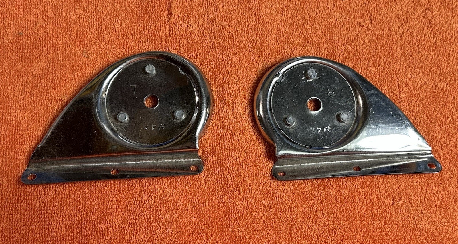 Original Vintage FULTON 1000? Sun Shield Exterior VISOR LH RH Bracket Mount OLD