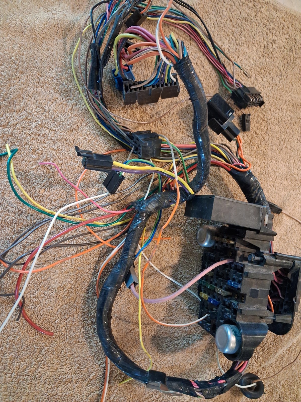 1982 K5 Blazer Under Dash Wiring Harness Fuse Box Gauge Steering Intact
