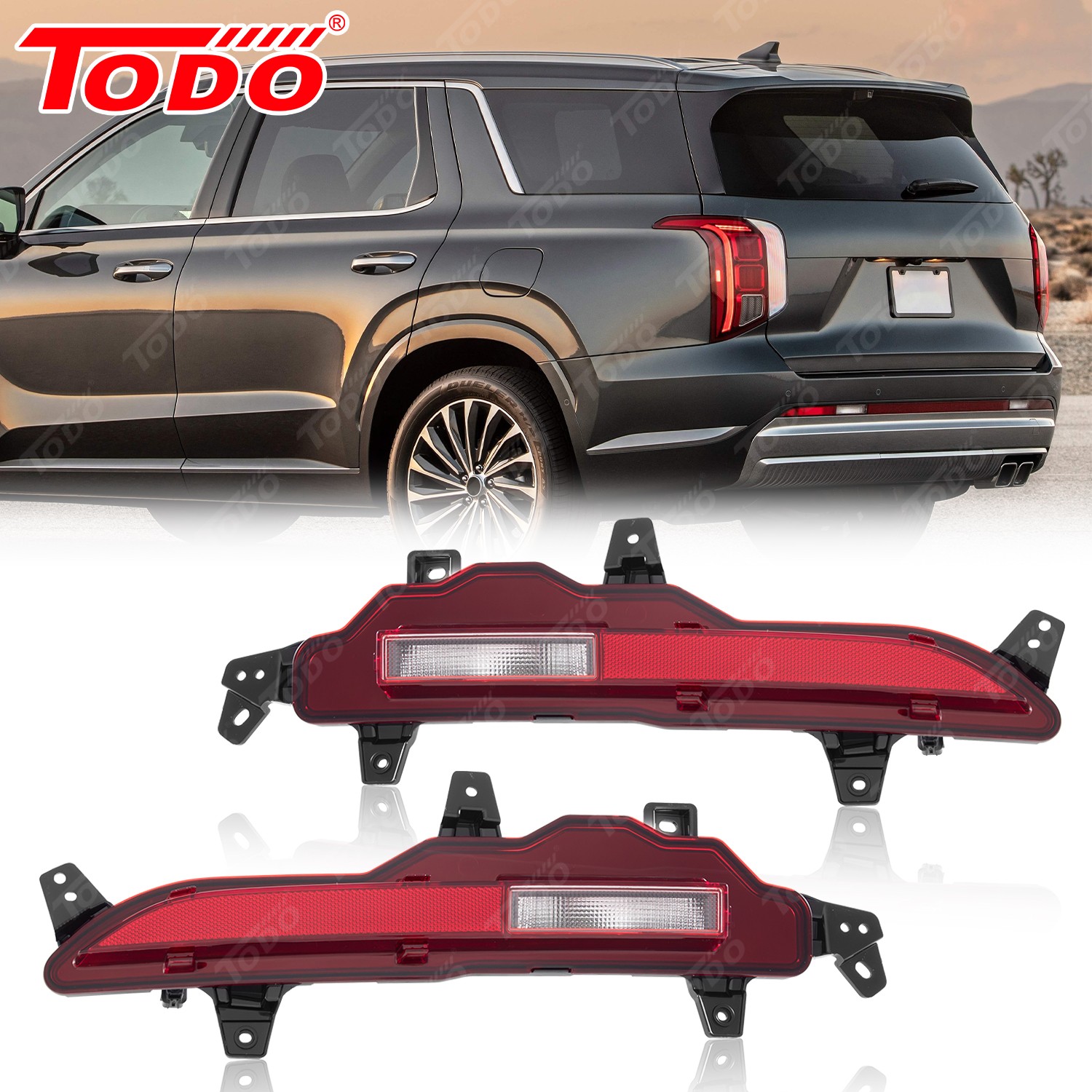 For 2023-2025 Hyundai Palisade Rear Backup Lamp Tail Light Halogen Left Right
