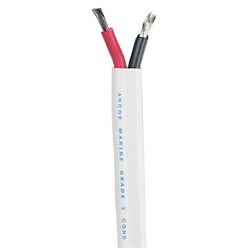 Ancor Standard Duplex Cable Flat 18/2 AWG 2 x 0.8mm Red/Black 100\' 121910