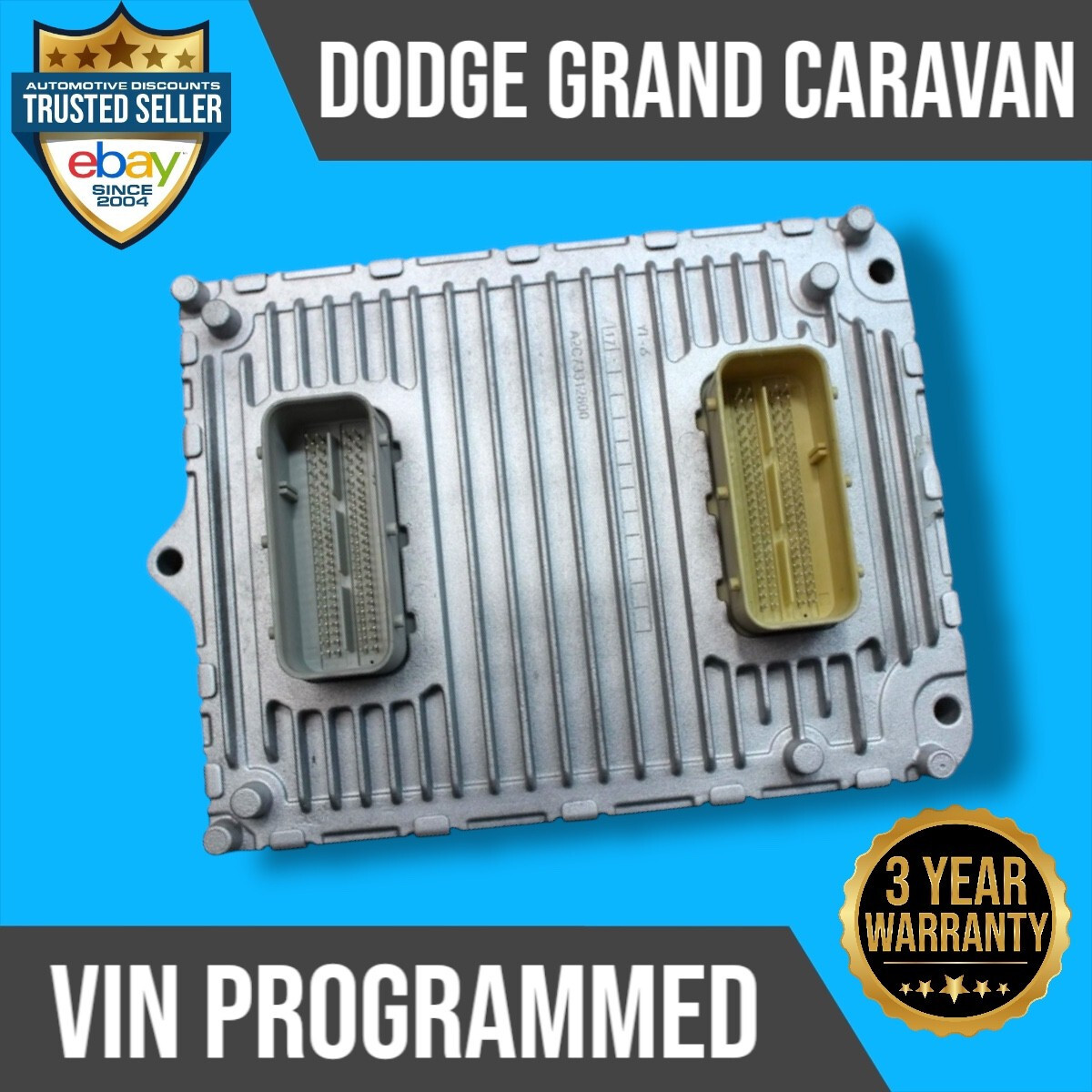 2016 Dodge Grand Caravan 3.6L  Engine Computer Ecu Ecm Pcm Plug & Play 68243295
