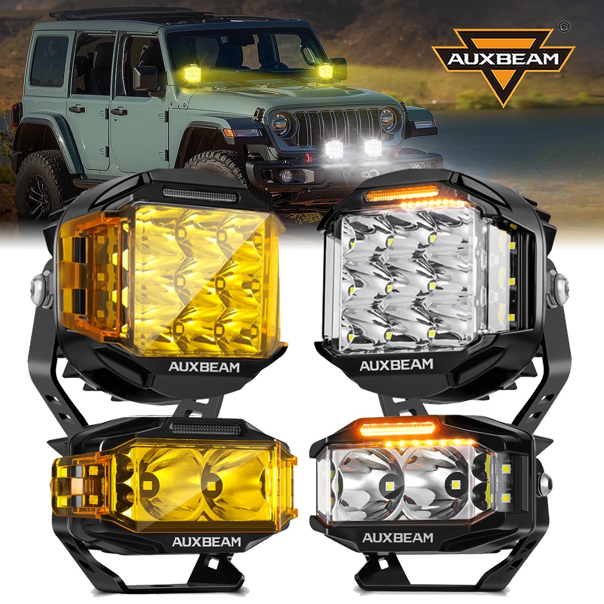 4x AUXBEAM 4