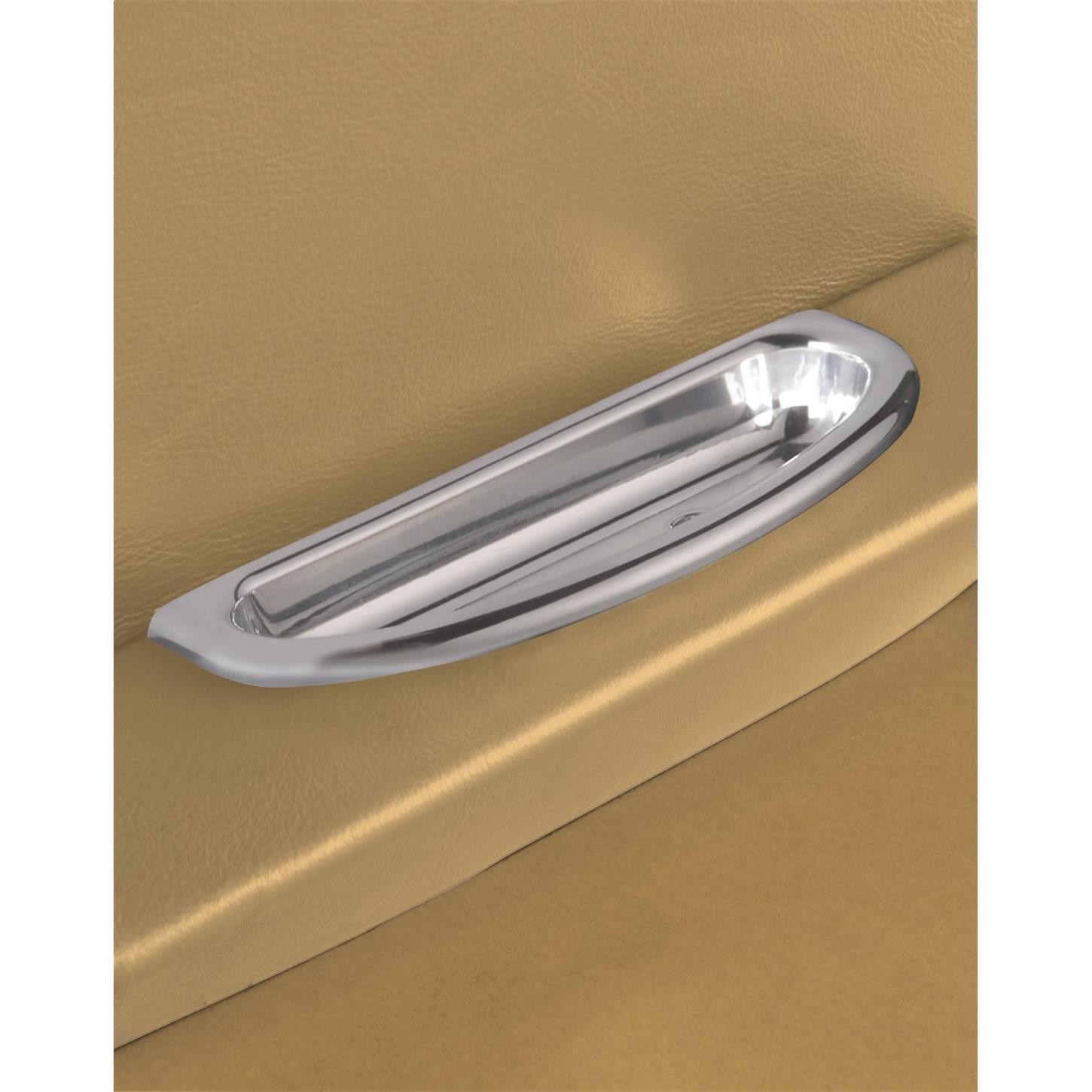 Lokar IDP-2003 Polished Billet Crescent Oval Arm Rest Door Pulls