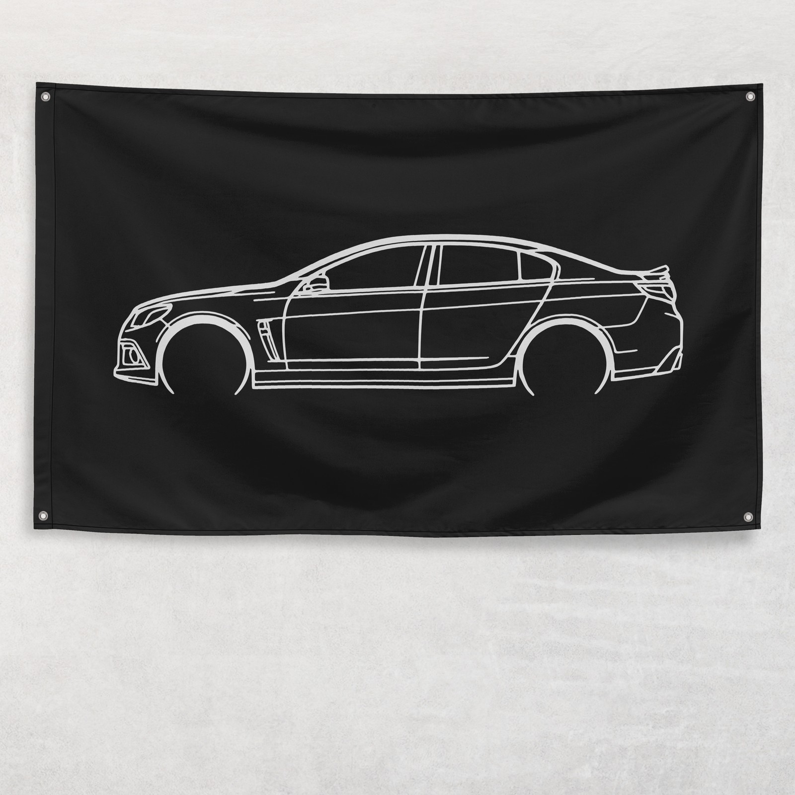 Clubsport R8 2018 Flag 3x5 ft Banner Car Silhouette Garage Man Cave Wall Decor