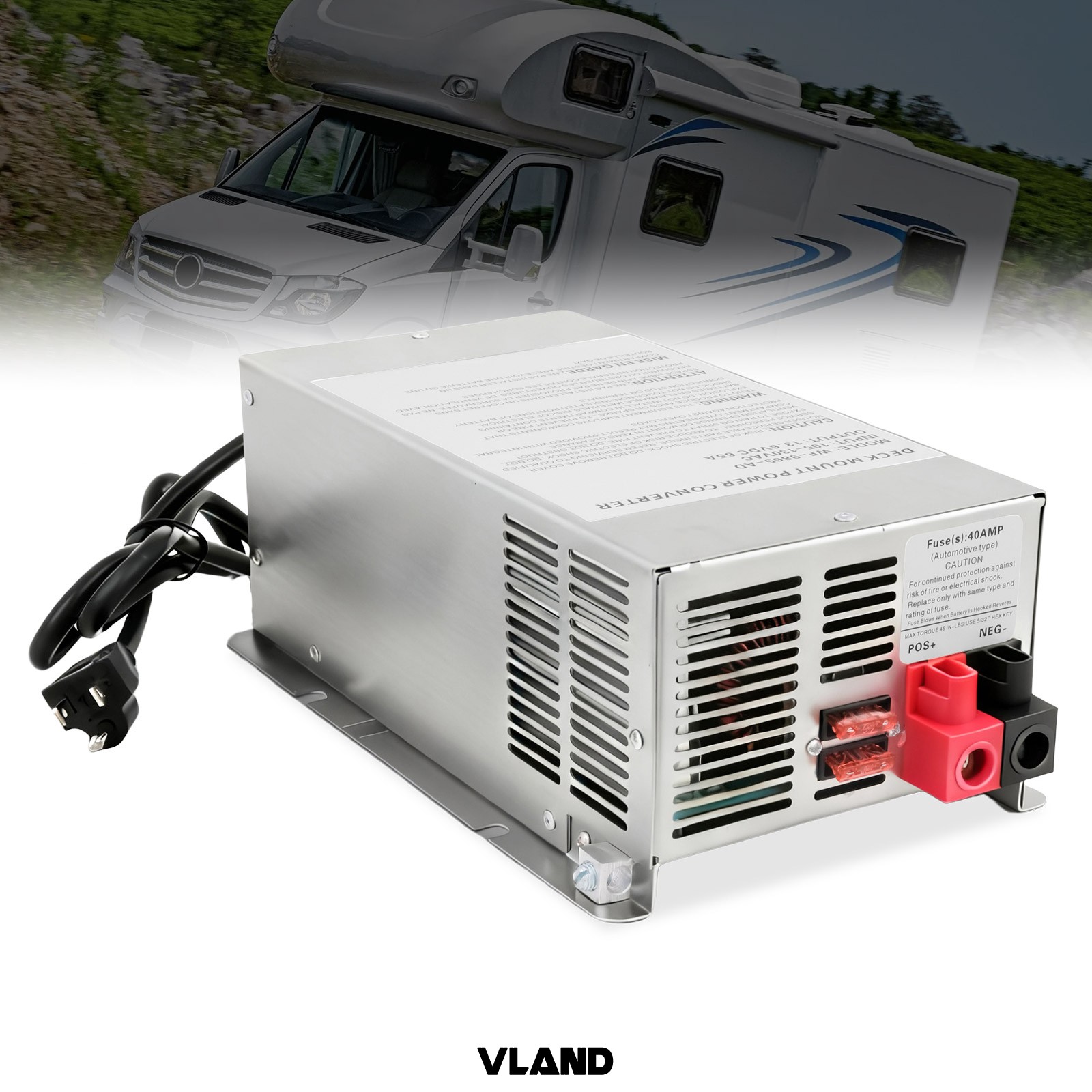 WF-9875-AD 65 Amp Power Converter For RV Trailer Camper WF-9875 WF-9875-AD-CB