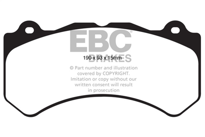 EBC Yellowstuff Brake Pads for Street & Track – Fits Jeep Grand Cherokee & More