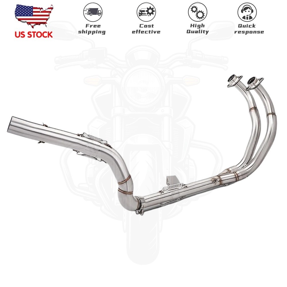 For Yamaha Tenere 700 2019-2026 High Position Exhaust System Header Link Pipe