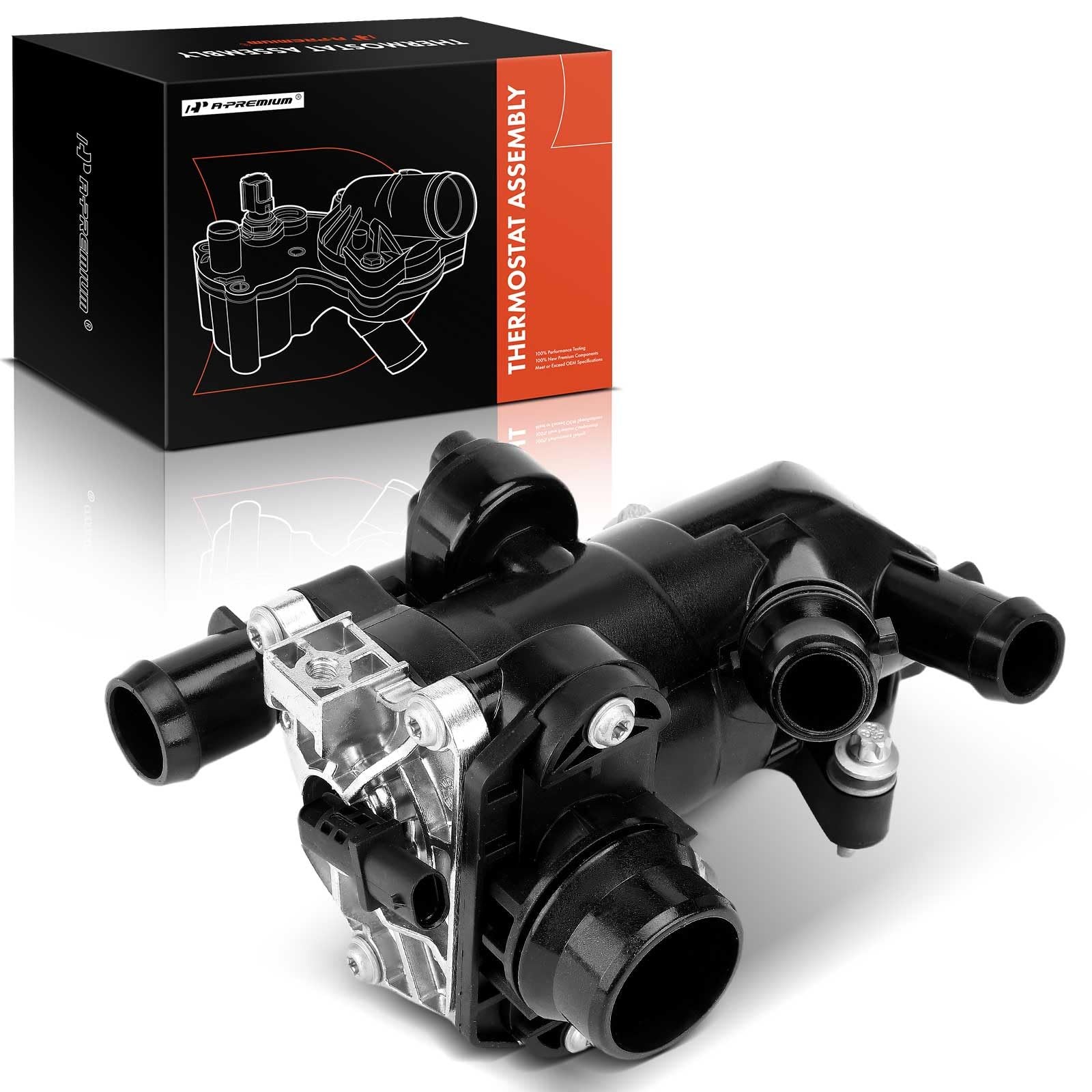 A-Premium Engine Coolant Thermostat Housing Assembly
