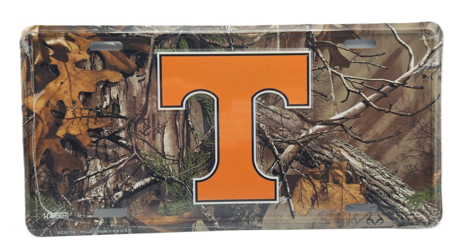 Tennessee Volunteers RealTree Camo Embossed Lic (Officially Licensed Product)