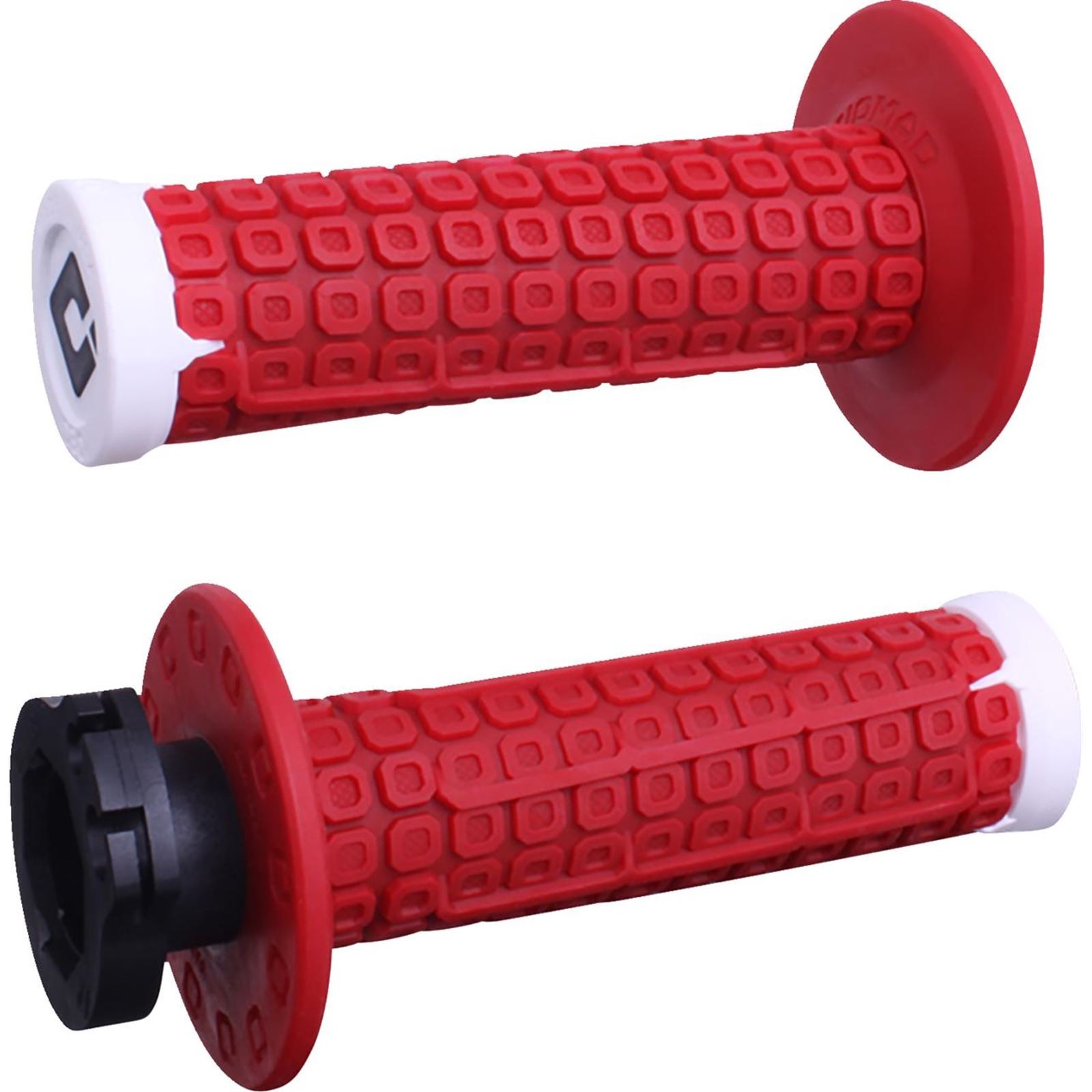ODI NOMAD LOCK-ON OFF-ROAD GRIP W/D30 RED/WHITE/SILVER H36NDRW ODI NOMAD LOCK-ON OFF-ROAD GRIP W/D30 RED/WHITE/SILVER H36NDRW