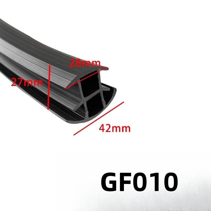 EPDM Solar Panels Gap Dense Rubber T-Gasket Water Seal Strip 100 Feet 42*27*28MM