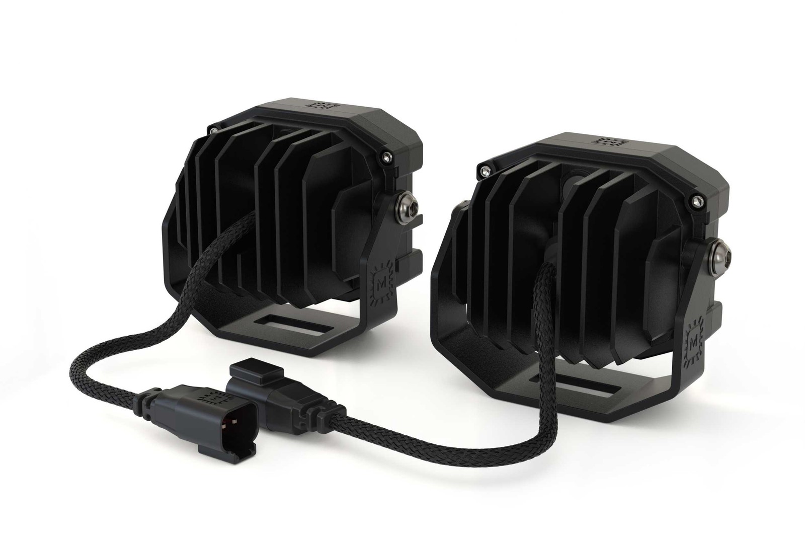 Morimoto BAF004 4Banger NCS LED Pods Combo Yellow Pair Off Road 15.6W 1,350lm