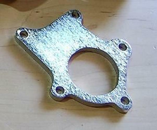 To4e T3 T4 pipe Turbocharger Turbo Flange Mild Steel T3T4 Outlet DP 5 bolt