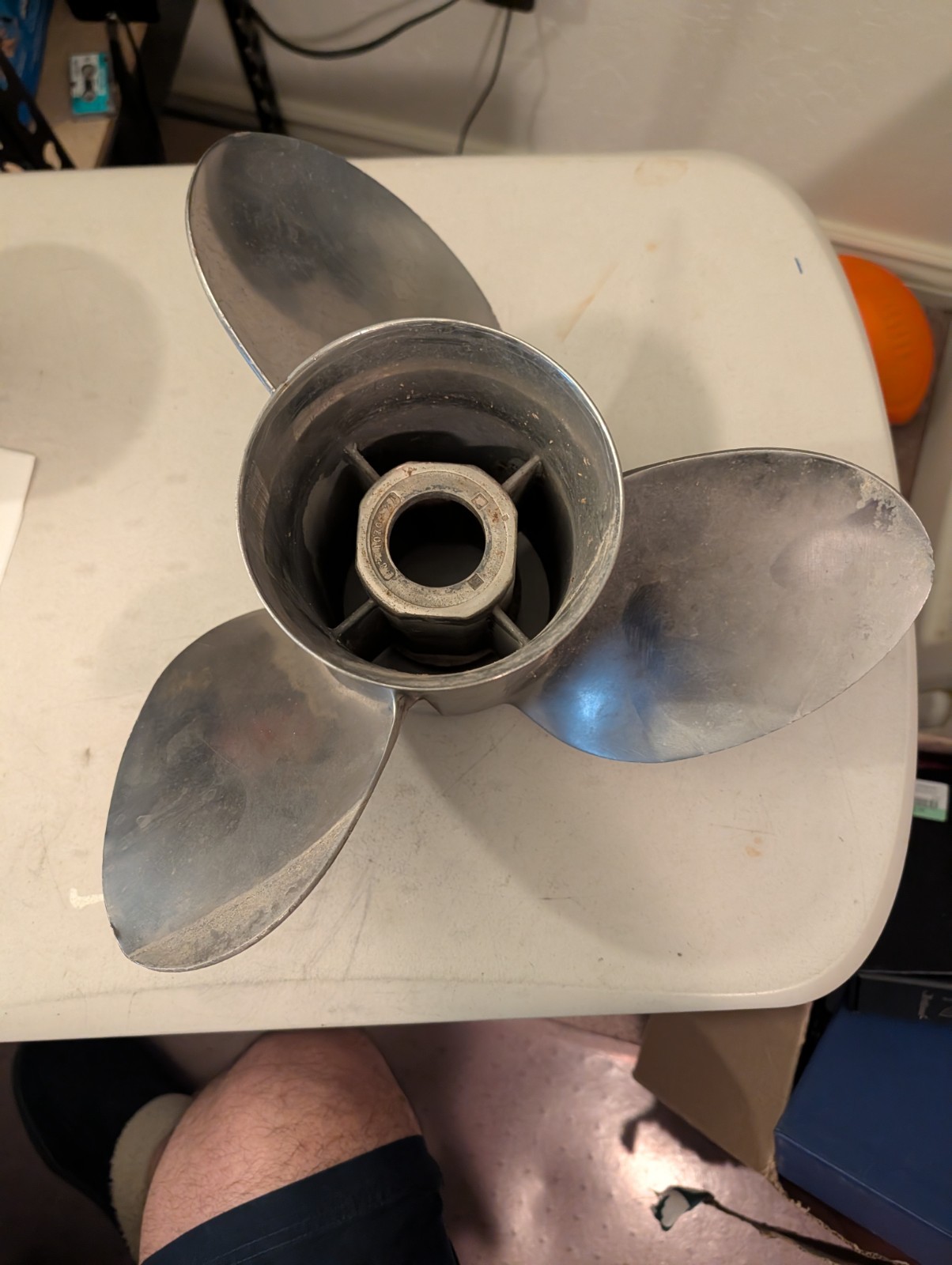 Mercury Quick Silver Stainless Steel Prop 48 11070 21p Mercury Quick Silver Stainless Steel Prop 48 11070 21p