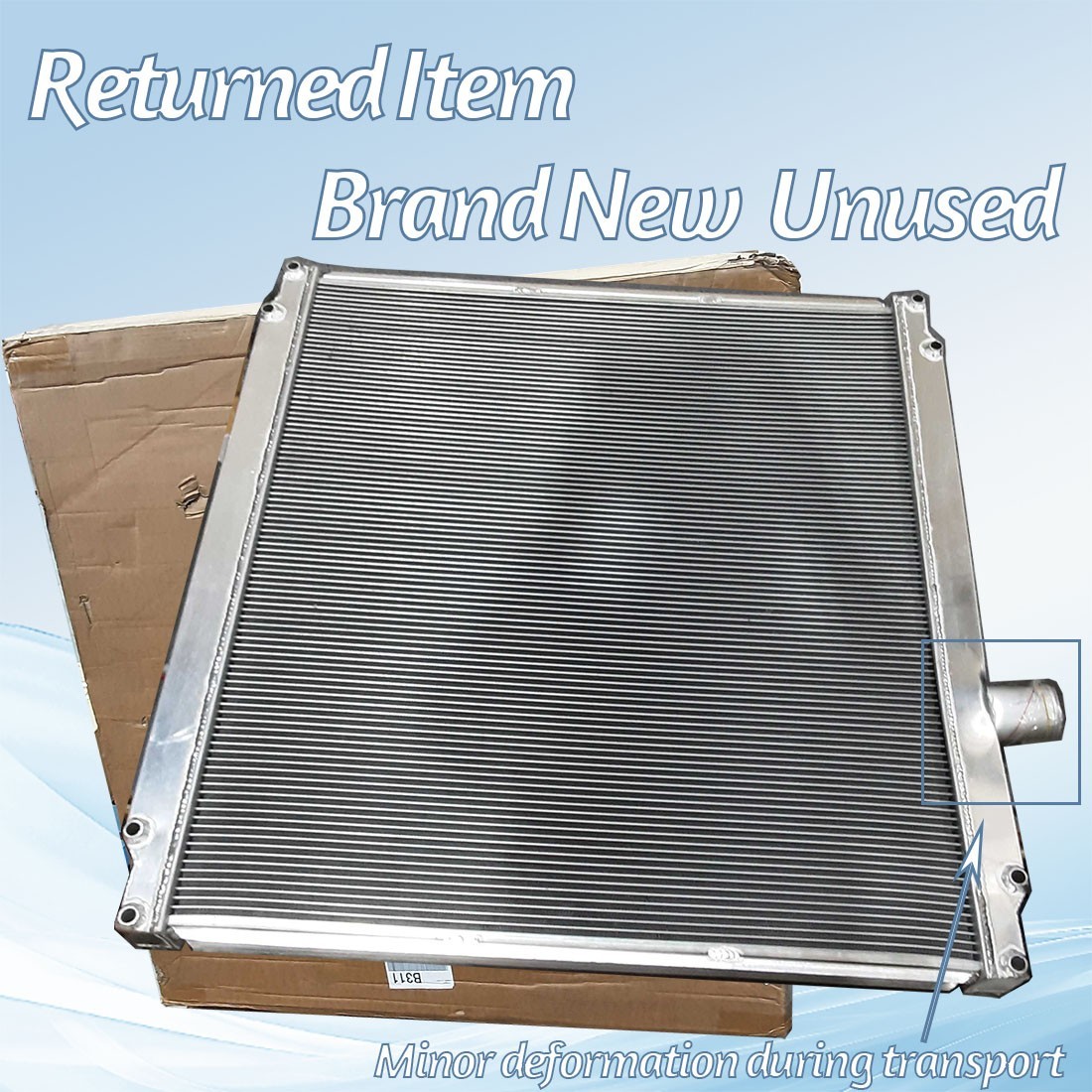 #N8061001 Fit Peterbilt 387/579/587 Kenworth T680/T700/T2000 2008-2013 Radiator 
