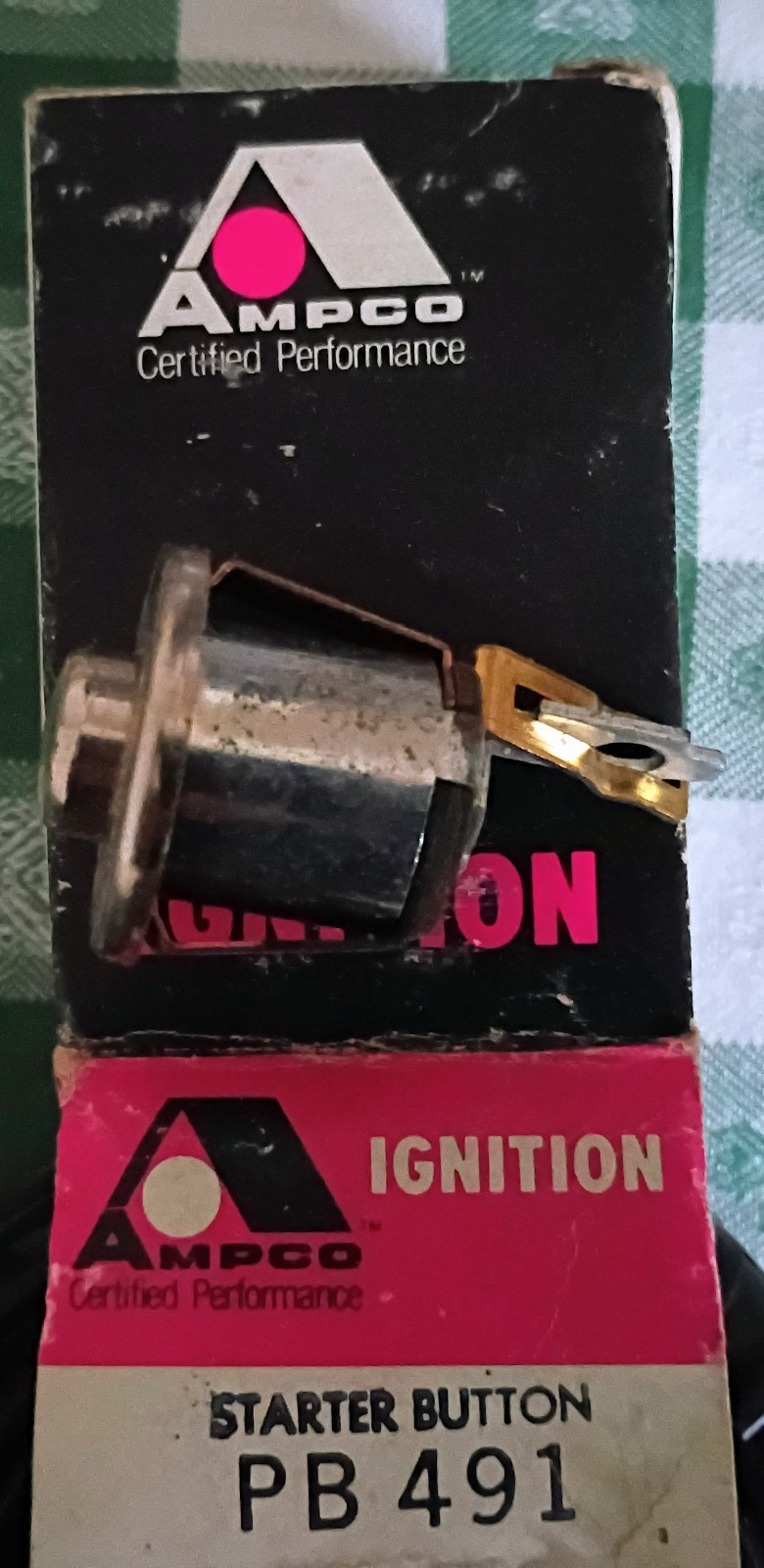 Vintage NOS Horn Kill Starter Push Button