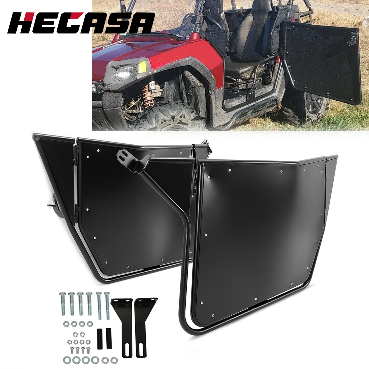 HECASA Complete Door SET For 2008-2021 Polaris RZR/RZR-S XP 570 800 900