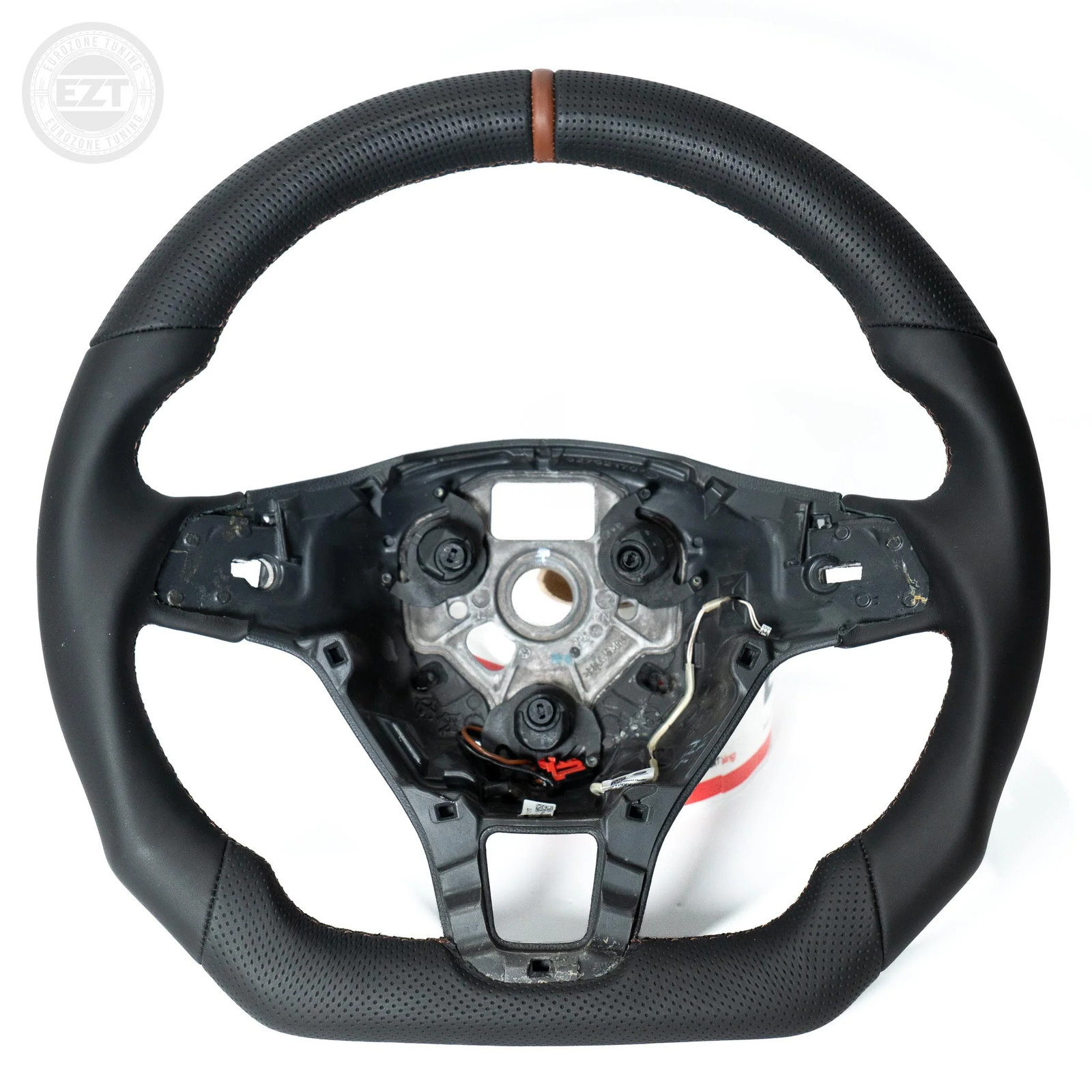 EZT Steering Wheel for VW Golf Jetta Passat Tiguan Atlas Heated Leather