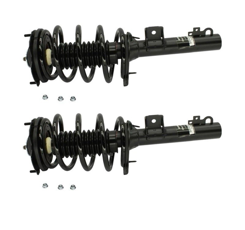Set 2 KYB SR4033 Strut-Plus Complete Front Strut Coil Spring Assembly