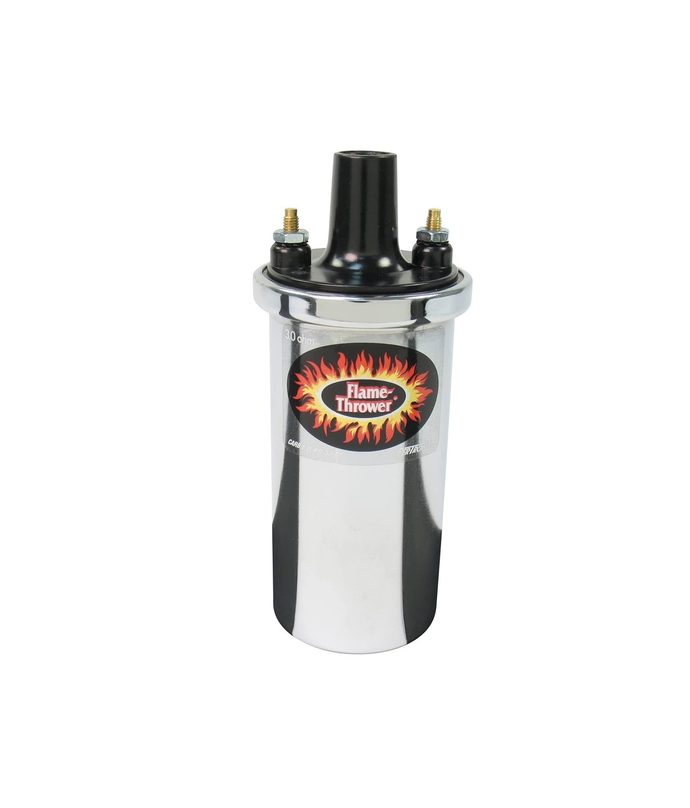 Pertronix Flame Thrower Ignition Coil Black Chrome High Voltage Enhanced Perf... Pertronix Flame Thrower Ignition Coil Black Chrome High Voltage Enhanced Perf...