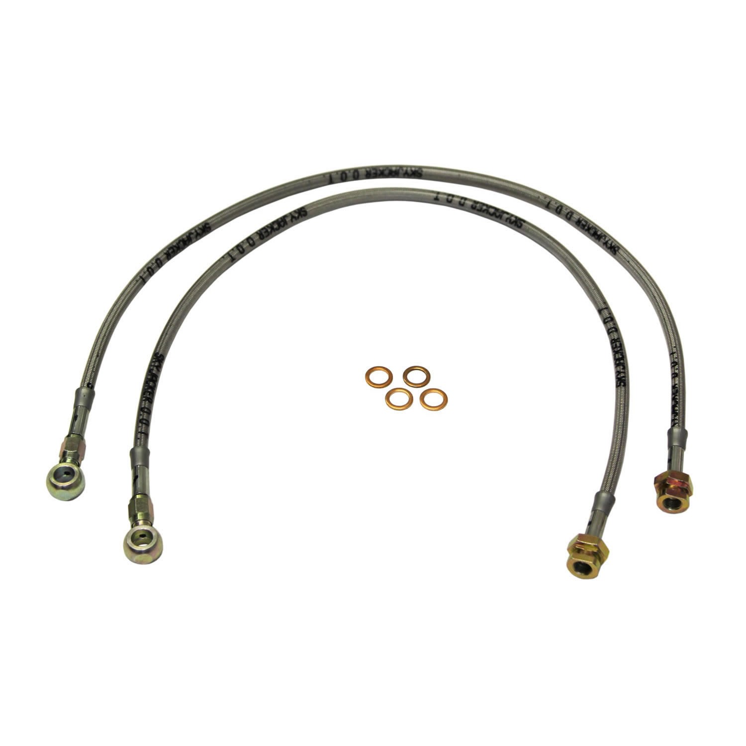 Skyjacker Stainless Steel Front Brake Lines for GM 79-87 Heavy Duty