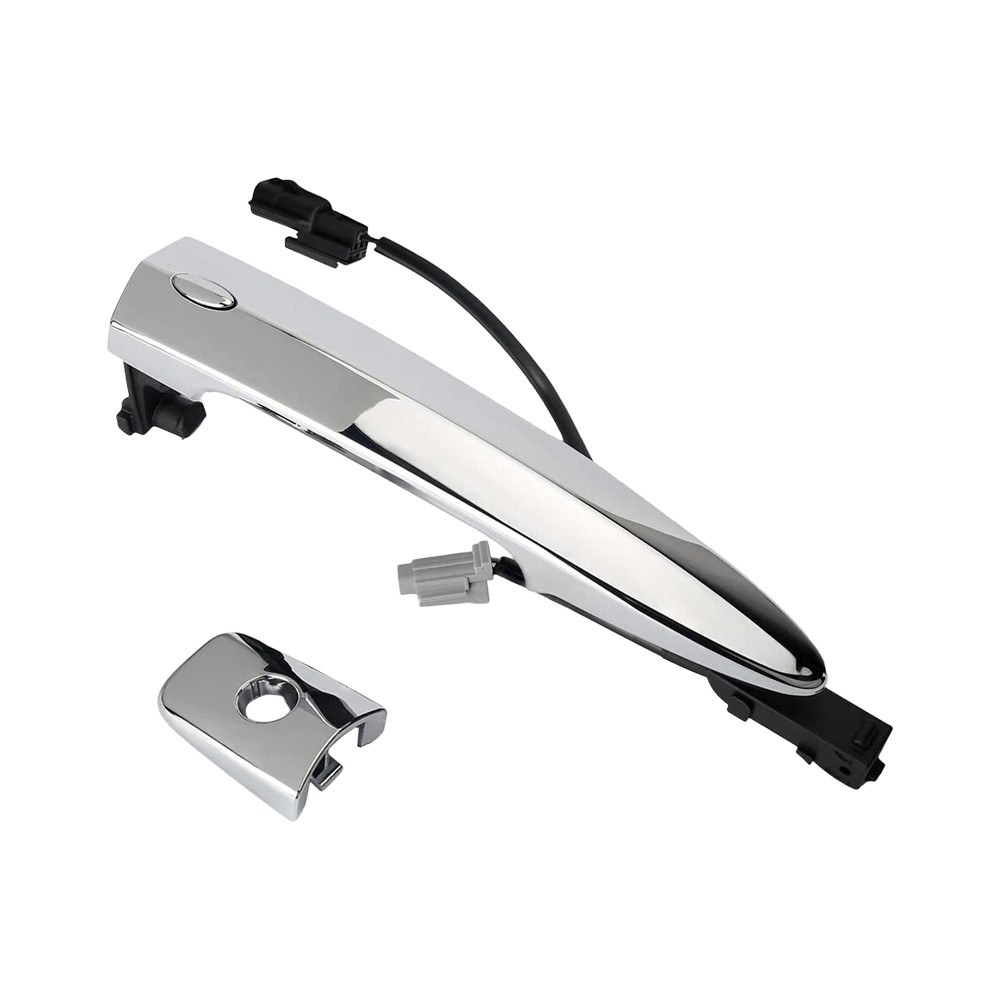 Front Left Driver Side Exterior Door Handle Chrome for 2015-2019 Nissan Sentra