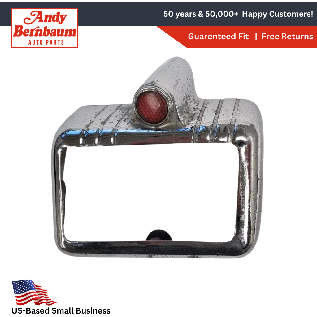 1946-1948 Dodge Deluxe Custom Taillight Lamp Chrome Bezel Cover Trim 1149363 NOS 1946-1948 Dodge Deluxe Custom Taillight Lamp Chrome Bezel Cover Trim 1149363 NOS