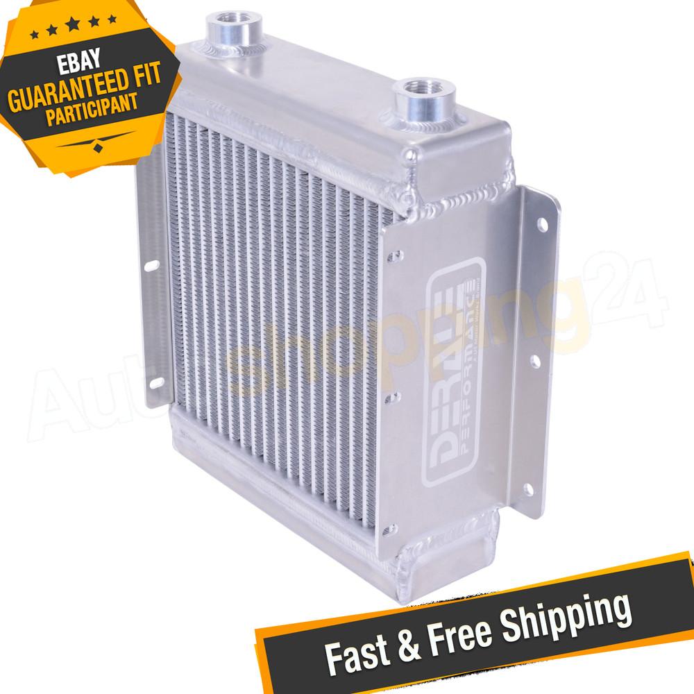 Derale 61878 18 Row Hi-Flow Fluid Racing Cooler, 7/8-14 O-Ring