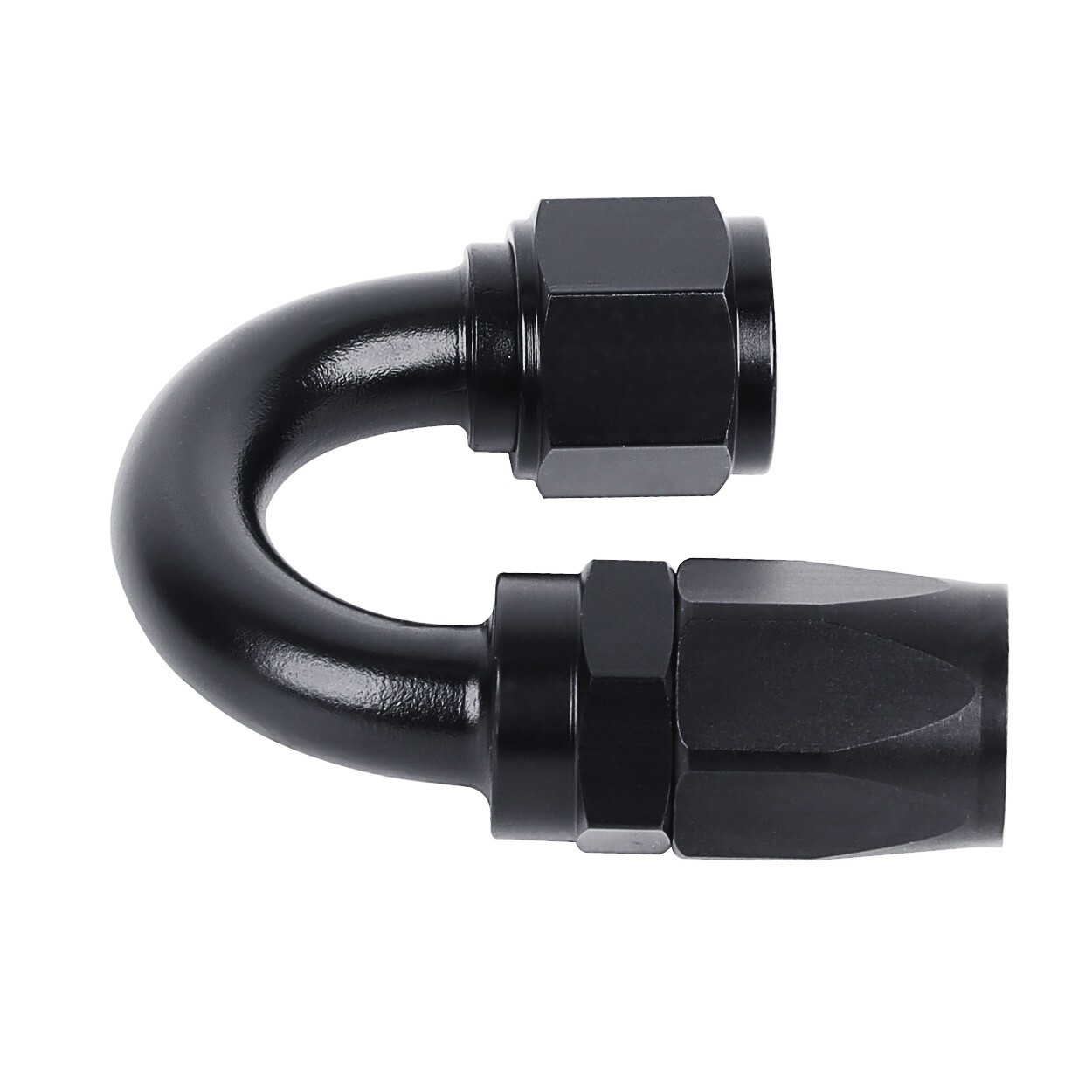 LokoCar 10AN Hose End Fitting 180 Degree Swivel Fits For CPE Braided Hose Black LokoCar 10AN Hose End Fitting 180 Degree Swivel Fits For CPE Braided Hose Black