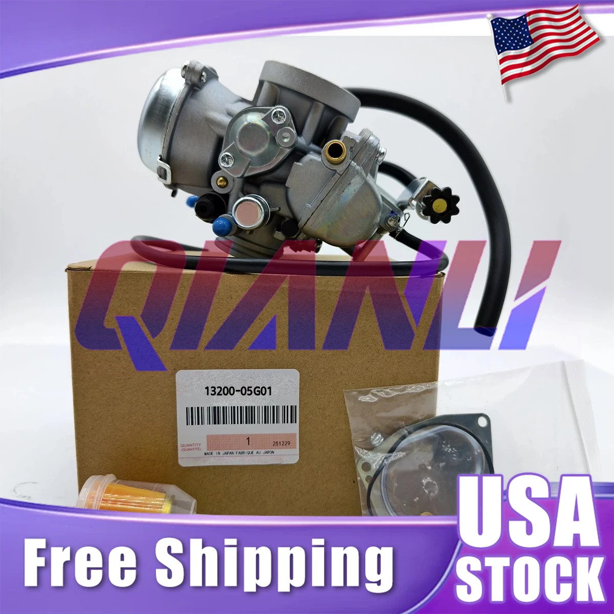 Genuine Carburetor LTF 250 250F Ozark 2002-2009 OEM Genuine Carb