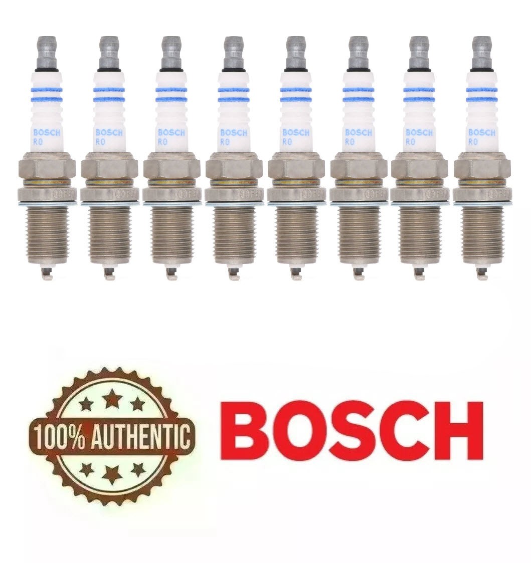 For Mercedes Benz Super YTTRIUM Bosch Spark Plug F8DC4 Set Of 8 OEM Recommended