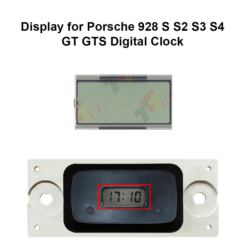 Display for Porsche 928 S S2 S3 S4 GT GTS Digital Clock 92864170102 92864170103