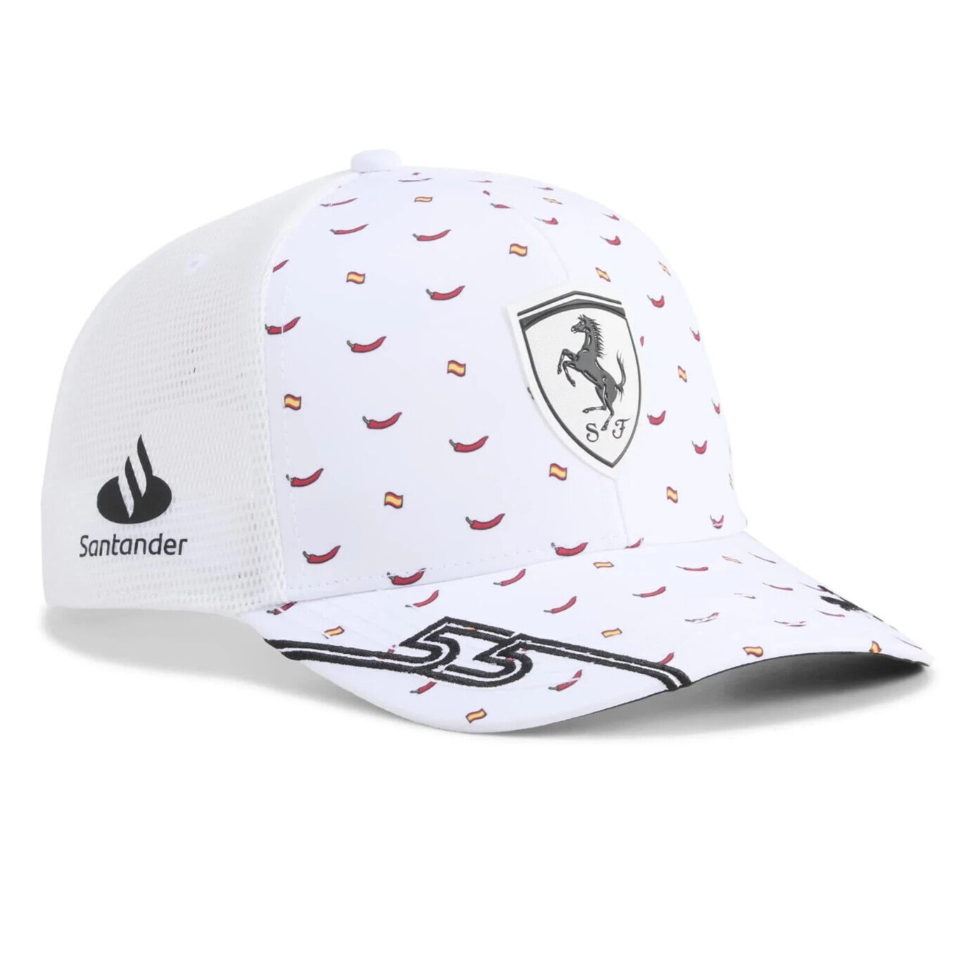 Official Lic Scuderia Ferrari F1 Special Edition Carlos Sainz Spanish GP Cap Hat