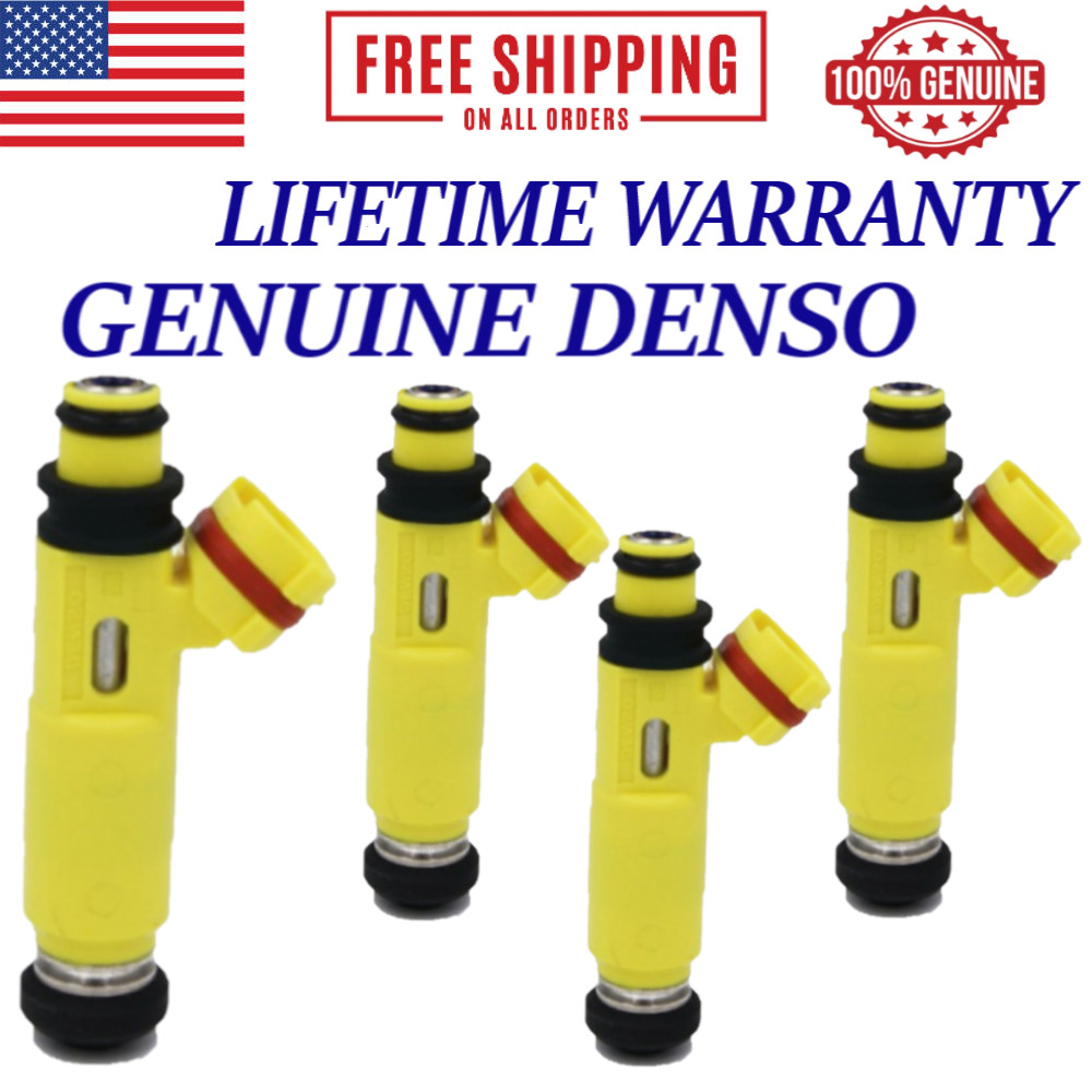 OEM DENSO 4 Pieces Fuel Injectors For 2004-2008  Mazda RX-8 1.3L R2