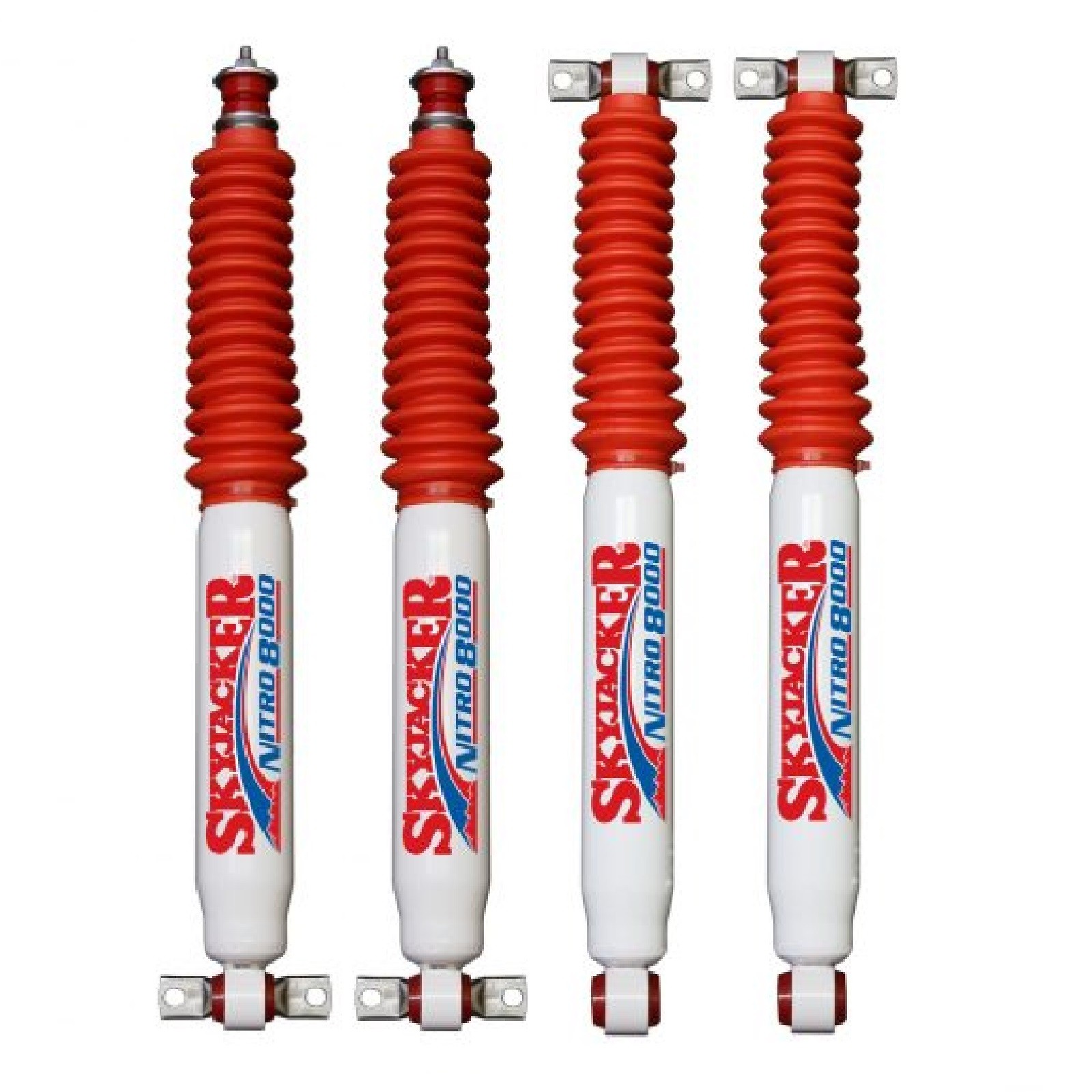 Skyjacker Set of Front & Rear Nitro N8000 Twin Tube Shocks for Cherokee Wrangler