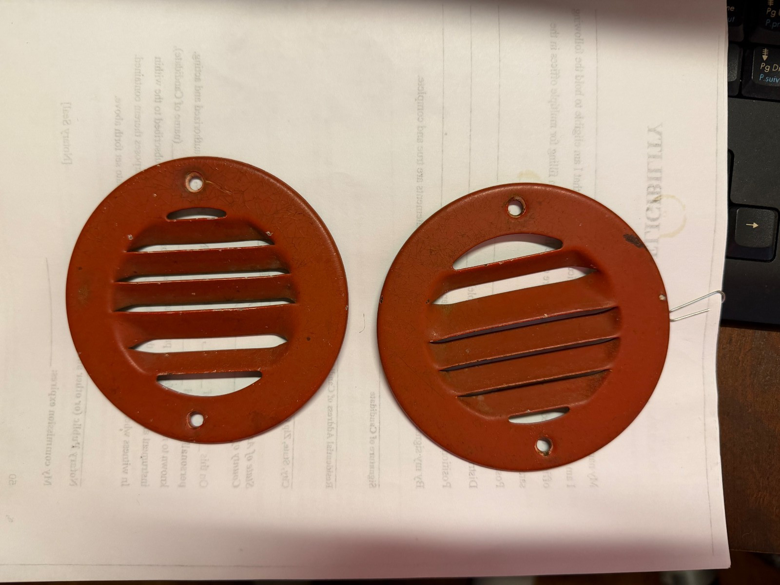 1961 FORD PICK-UP DEFROST VENTS