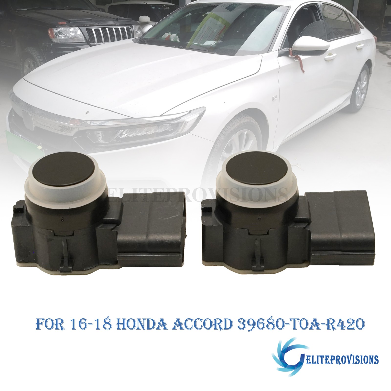 NEW 2PCS PDC Assist Bumper Parking Sensor 39680-T0A-R420 For 16-18 Honda Accord